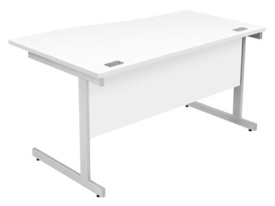 Fraction Plus 140 Right Hand Wave Workstation – White with Silver Frame Product features Fraction Plus wave 140 office workstation Available in Hard wearing white with silver frame MFC Desk top curves to the right of the user 25 mm tops and panels Available in silver and white frame A wide range of tables and storage is available to compliment this range Warranty 8 Years Main Material MFC Country of Origin Turkey Number of Boxes 3 Item Weight (kg) 35.40 Kg Built Item Width (cm) 140 Built Item Height (cm) 73 Built Item Depth (cm) 80-100